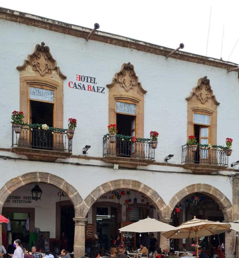 Hotel Casa Baez Pátzcuaro المظهر الخارجي الصورة