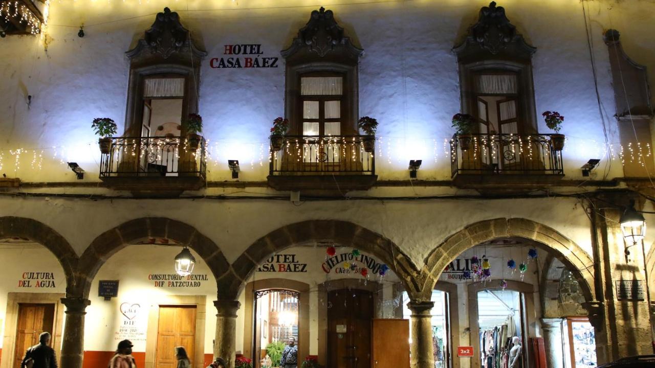 Hotel Casa Baez Pátzcuaro المظهر الخارجي الصورة